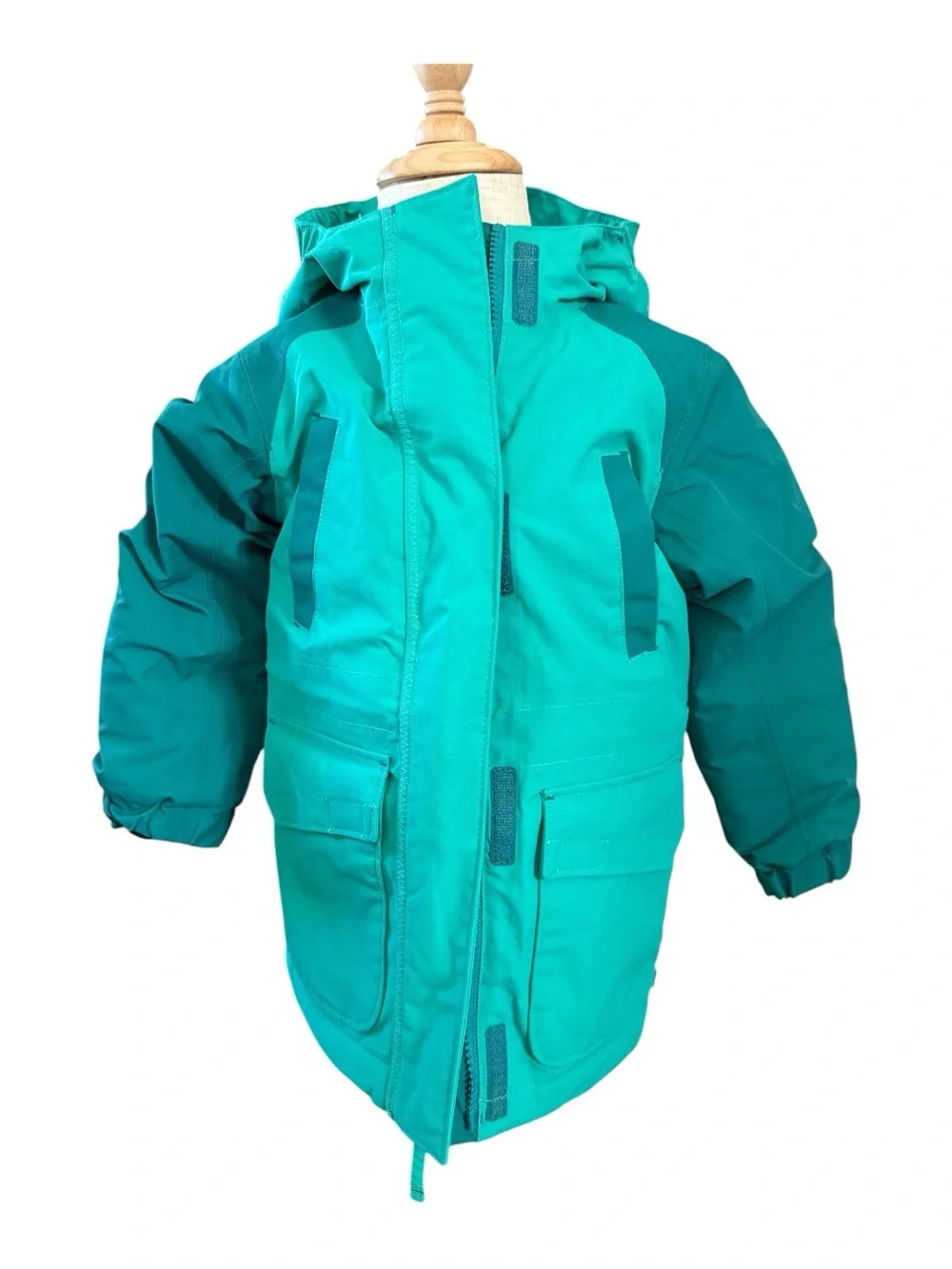 Lands' End Kids 3T Squall Waterproof Insulated Hooded Jacket Fleece Perfect